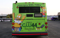 The CW44 Bus Wrap
