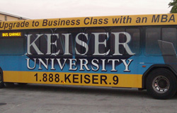 Keiser University Bus Wrap