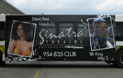 Sinatra Theater Bus Wrap