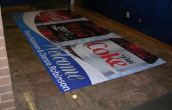 Diet Coke Floor Graphic